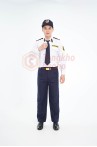 Đồng phục bảo vệ BH07 thiết kế dài tay, màu trắng lịch sự
