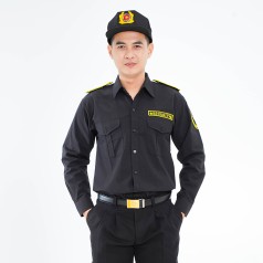 Đồng phục bảo vệ BH09 màu đen cao cấp