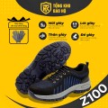 Giày bảo hộ lao động Zboot Z100 thoáng khí, siêu nhẹ, chống đâm xuyên cao cấp, Size 42