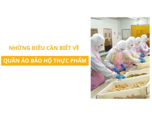 Quần áo bảo hộ thực phẩm và những điều cần biết