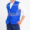 Áo bảo hộ gile phản quang phối lưới siêu bền thoáng mát TK33