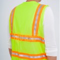 Áo gile lưới phản quang hai màu siêu bền thoáng mát TK35