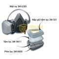Nắp giữ tấm lọc 3M 501 (cặp) N130