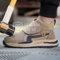 Giày bảo hộ thợ hàn Z103 da bò chống tia lửa hàn, chống dập ngón cao cấp, Size 42