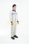Quần áo bảo hộ lao động cho kỹ sư kỹ thuật, quần áo công nhân TK01, Size M - Vải kaki liên doanh