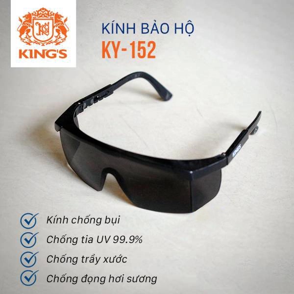 Kính bảo hộ Kings KY152 chống bụi, chống đọng sương K106