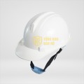 Mũ bảo hộ Nhật Quang có quai cài tiện lợi M110, Màu cam - Loại quai đục