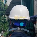 Mũ bảo hộ Hàn Quốc SSEDA mặt vuông có núm vặn M109, Màu vàng