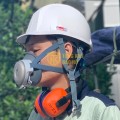 Mũ bảo hộ Hàn Quốc SSEDA mặt vuông có núm vặn M109, Màu vàng