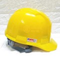 Mũ bảo hộ Hàn Quốc SSEDA mặt vuông có núm vặn M109, Màu vàng