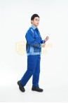Quần áo bảo hộ lao động TK03 chuyên dụng, đồng phục kỹ sư, công nhân cao cấp, Size M - Vải kaki liên doanh