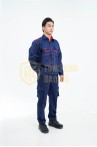 Quần áo bảo hộ lao động kỹ sư TK05, đồng phục kỹ thuật thoáng mát, Size M - Vải kaki liên doanh