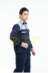 [BÁN CHẠY] Quần áo bảo hộ lao động TK06 bền màu cho kỹ sư, kỹ thuật, công nhân , Size M - Vải kaki liên doanh