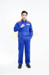 Đồng phục quần áo bảo hộ lao động xăng dầu TK15 thoáng mát, thấm hút mồ hôi tốt