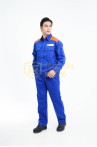 Đồng phục quần áo bảo hộ lao động xăng dầu TK15 thoáng mát, thấm hút mồ hôi tốt