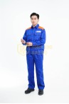 Đồng phục quần áo bảo hộ lao động xăng dầu TK15 thoáng mát, thấm hút mồ hôi tốt