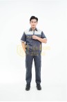 Quần áo bảo hộ lao động TK17 ngắn tay thoáng mát dành cho kỹ sư, kỹ thuật, công nhân, Size M - Vải kaki liên doanh