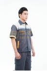 Quần áo bảo hộ lao động TK17 ngắn tay thoáng mát dành cho kỹ sư, kỹ thuật, công nhân, Size M - Vải kaki liên doanh