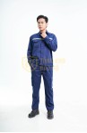 Quần áo bảo hộ lao động TK24 cho công nhân, kỹ sư thoáng mát cao cấp, Size M - Vải kaki liên doanh