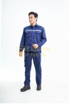 Quần áo bảo hộ lao động TK24 cho công nhân, kỹ sư thoáng mát cao cấp, Size M - Vải kaki liên doanh