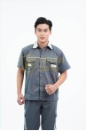 Quần áo bảo hộ lao động ngắn tay TK26 cho kỹ sư, kỹ thuật, công nhân chất liệu bền đẹp, Size M - Vải kaki liên doanh