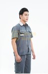 Quần áo bảo hộ lao động ngắn tay TK26 cho kỹ sư, kỹ thuật, công nhân chất liệu bền đẹp, Size M - Vải kaki liên doanh