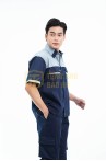 Quần áo bảo hộ lao động TK25 ngắn tay thời trang, thoáng mát cao cấp, Size M - Vải kaki liên doanh