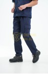 Quần áo bảo hộ lao động TK25 ngắn tay thời trang, thoáng mát cao cấp, Size M - Vải kaki liên doanh