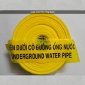 Băng cảnh báo đường ống nước ngầm trong công trình A127