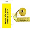 Băng cảnh báo đường ống nước ngầm trong công trình A127