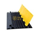 Gờ giảm tốc cao su màu đen vàng bắt mắt A120