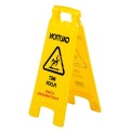 Biển báo nhựa cảnh báo chữ A màu vàng A105