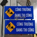 Biển cảnh báo nguy hiểm công trình đang thi công A104