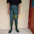 Ủng Liền Quần Hoa San Chống Nước - Màu xanh U111