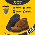 Giày bảo hộ lao động cho thợ hàn Z106 chống cháy, chống dập ngón cao cấp, Size 42