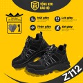 Giày bảo hộ lao động cao cổ Zboot Z112 đế lót thép chống đinh, chống trượt an toàn, Size 41