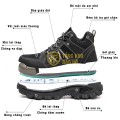 Giày bảo hộ lao động cao cổ Zboot Z112 đế lót thép chống đinh, chống trượt an toàn, Size 41