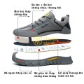 Giày bảo hộ lao động chống tĩnh điện Zboot Z116 mũi lót thép cap cấp, Size 40