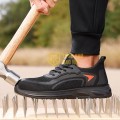 Giày bảo hộ lao động Zboot Z128 siêu nhẹ, thoáng khí, lót thép chống đinh, chông đập ngón, Size 42
