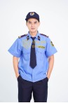 Đồng phục bảo vệ ngắn tay bo đai chất liệu cao cấp, thoải mái BH02