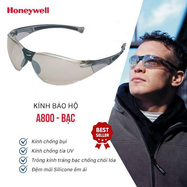 Kính chống bụi bảo vệ mắt Honeywell A800 K103