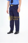 Đồng phục bảo vệ BH04 ngắn tay cao cấp dáng suông sơ vin gọn gàng
