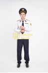 Đồng phục bảo vệ BH05 thiết kế bo đai, chất liệu cao cấp màu trắng