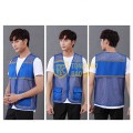Áo gile phản quang kaki cao cấp phối lưới thoáng mát, bền đẹp TK63, Size XL - Màu xanh neon