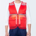 Áo gile phản quang kaki cao cấp phối lưới thoáng mát, bền đẹp TK63, Size XL - Màu xanh neon