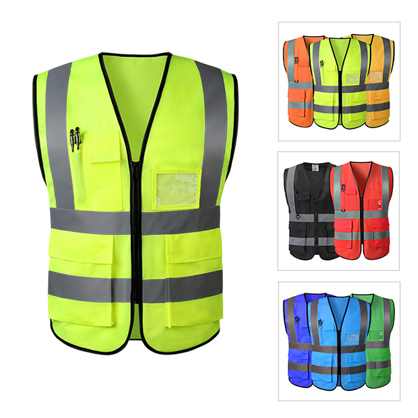 Áo bảo hộ gile phản quang có túi siêu nhẹ thoáng mát TK32