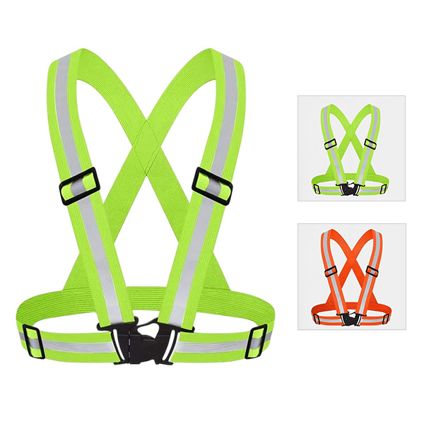 Áo gile dây thun phản quang 2 màu nổi bật, an toàn TK37