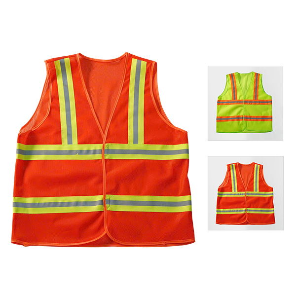 Áo gile lưới phản quang hai màu siêu bền thoáng mát TK35