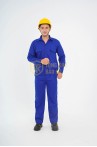 Đồng phục công nhân TK42 cao cấp, quần áo công nhân màu xanh dương, Size M