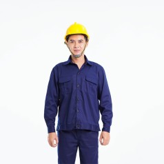 Mẫu hot nhất 2023 - Quần áo công nhân TK43 màu xanh tím than, Size M